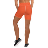 Orange Yoga Shorts